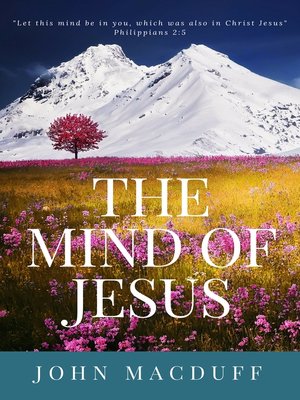 cover image of The mind of Jesus
